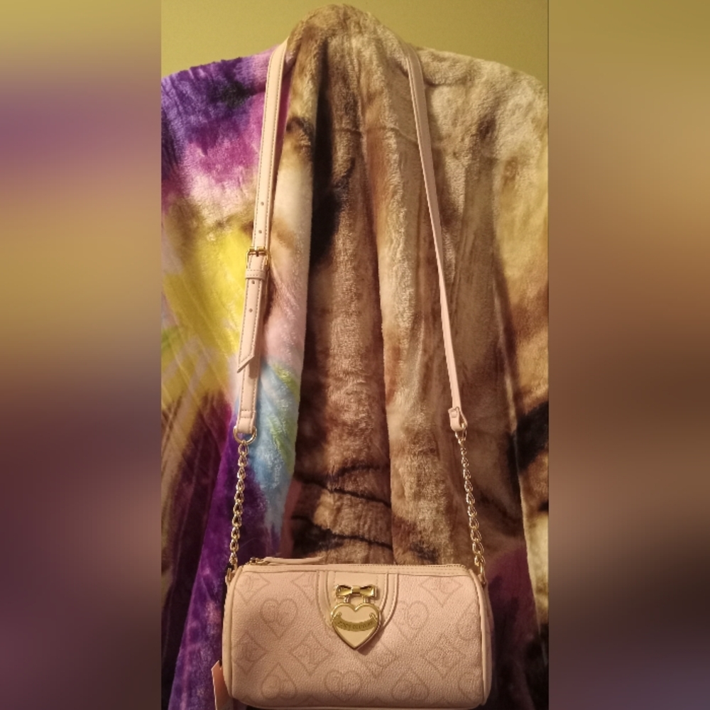 Juicy Couture Pink Clay Precious Moments Mini Barrel Crossbody Bag NWT